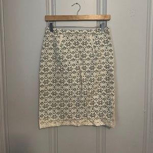 Anthropologie lace skirt